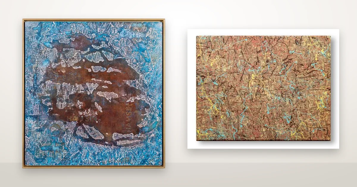 Colour in a Room: Blue, Rust, Gold