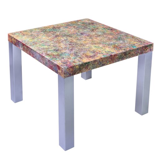 Under Summer Cobweb — acrylic, abstract painting & texture work on furniture by Sergei Troshin