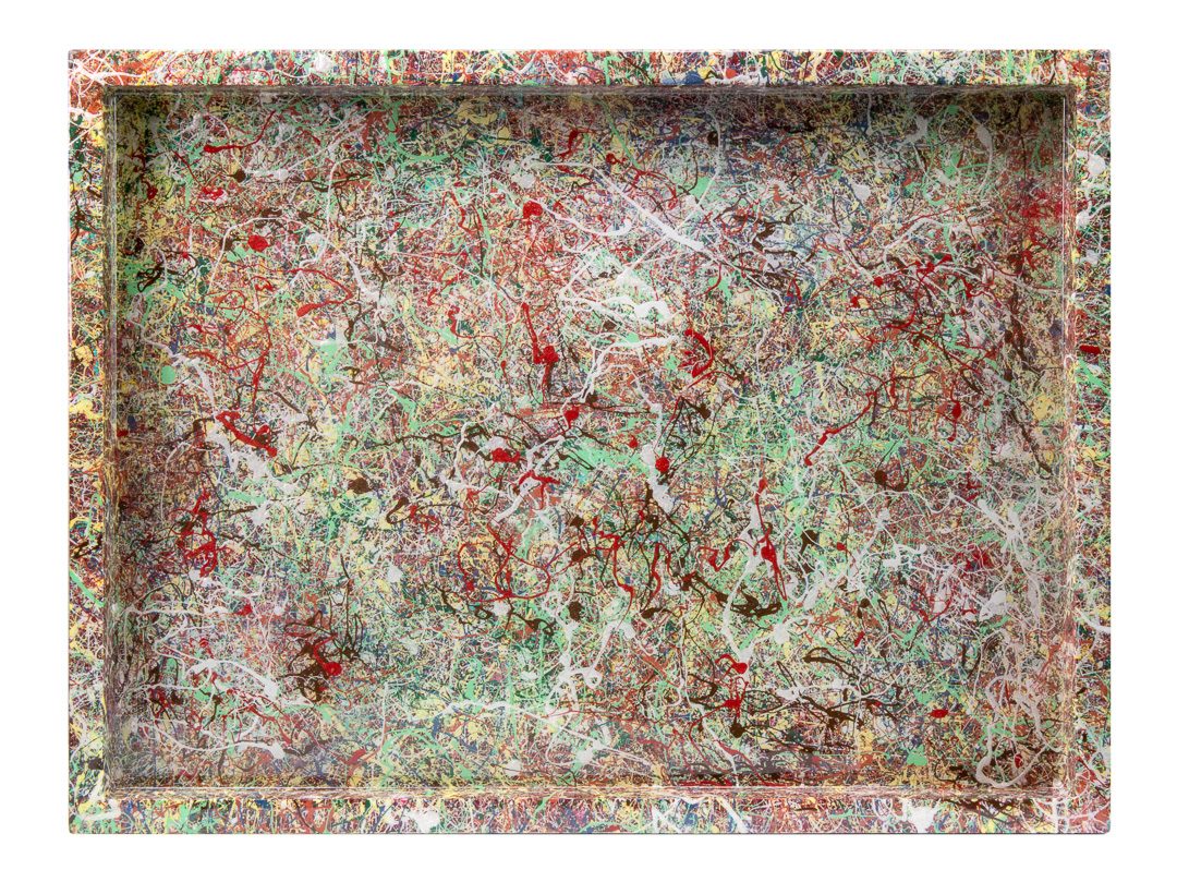 Fair of Colours — Acrylic painting wooden board, sealed with resin by Sergei Troshin