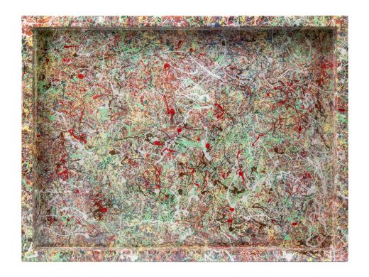 Fair of Colours — Acrylic painting wooden board, sealed with resin by Sergei Troshin