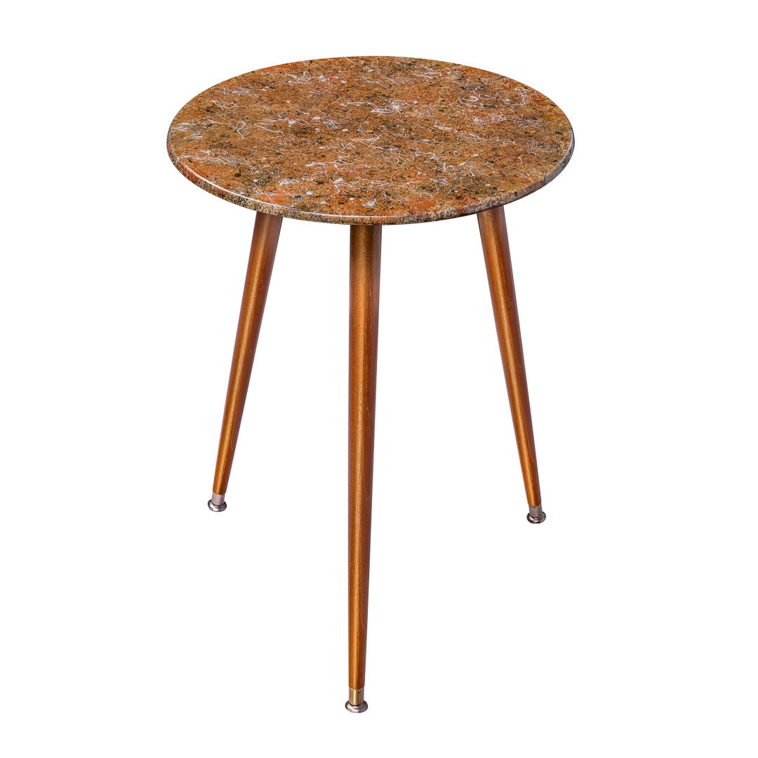 Decorative Side Table 2 — acrylic, abstract painting & texture work on furniture by Sergei Troshin