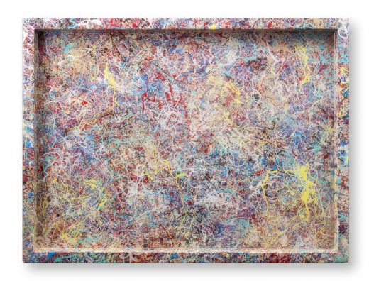 Transience — Acrylic painting wooden board sealed with resin by Sergei Troshin