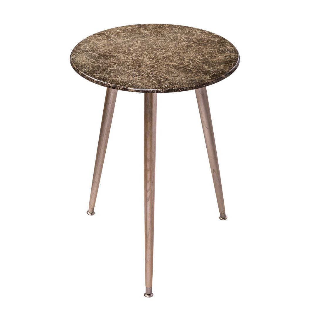 Decorative Side Table 1 — acrylic, abstract painting & texture work on furniture by Sergei Troshin