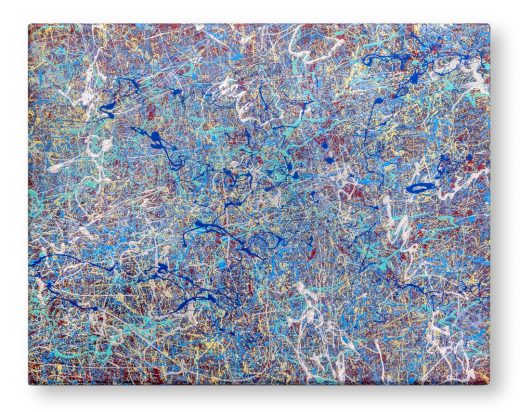 Blue, White — Acrylic on canvas by Sergei Troshin