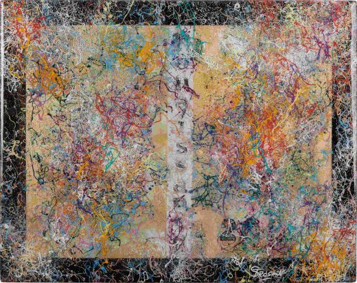 Renaissance 2020 — Acrylic,resin on fiberboard by Sergei Troshin