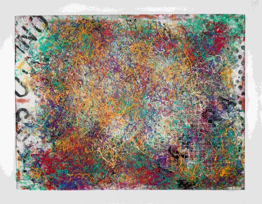 DaDa 2020 — Acrylic,resin on fiberboard by Sergei Troshin