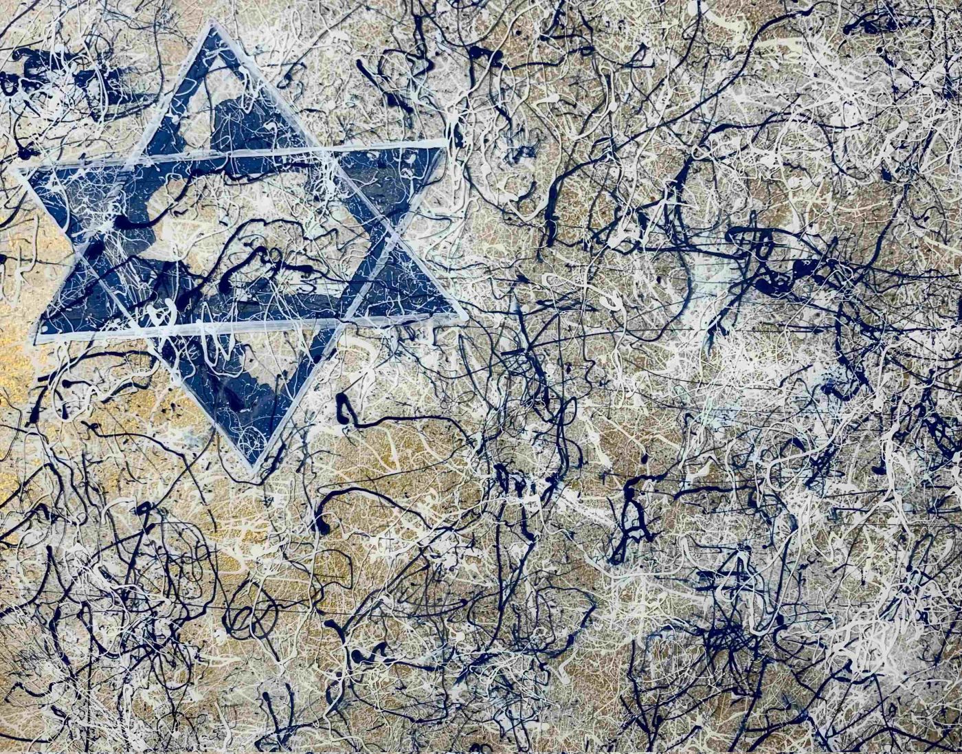 My Star — Acrylic painting on wooden board, sealed with resin by Sergei Troshin