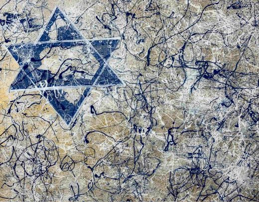 My Star — Acrylic painting on wooden board, sealed with resin by Sergei Troshin