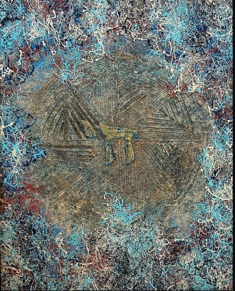 Wheel of Fortune (2024) — Acrylic on canvas by Sergei Troshin