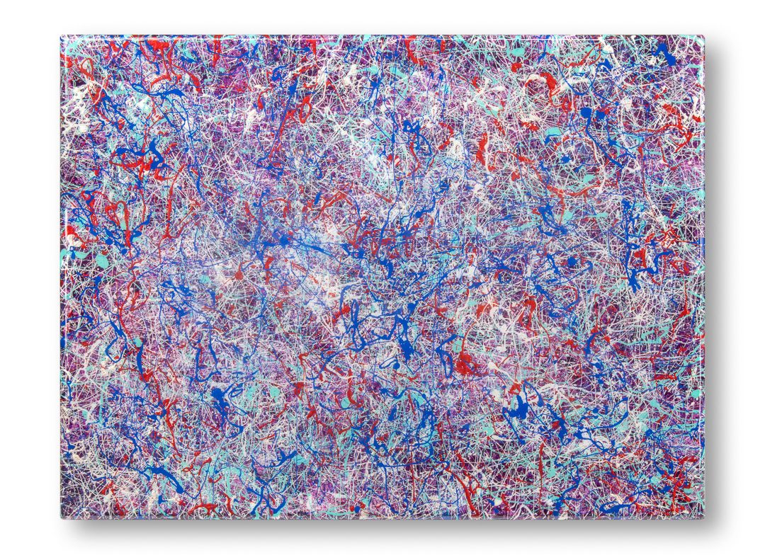 Improvisation — Acrylic, canvas. Sealed with resin by Sergei Troshin